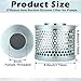 Tujoe 3 Inch Round Hole Suction Strainer Filter Carbon Steel Plated Npt Thread Hose Water Pump Inlet Strainer for Remove Debris Trash Reduces Solids Entering