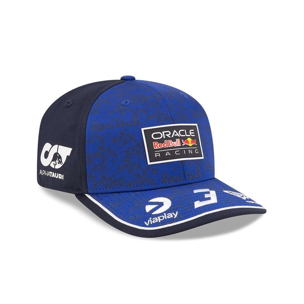 Red Bull Racing F1 Team, Official 2026 Merchandise, MV3 Drivers Baseball Cap Hat, Strech Snap, Adjustable, Blue
