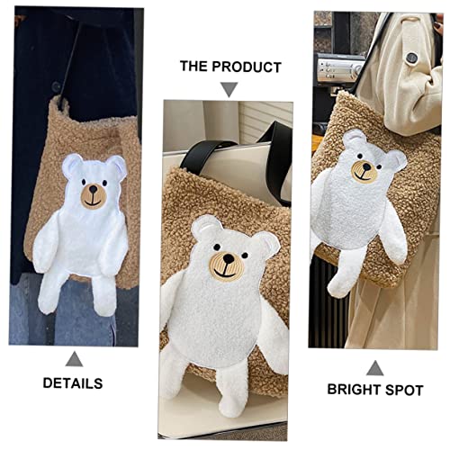TENDYCOCO Bolsa De Ombro De Urso Bolsas Para Bolsa De Ombro Carteira De Viagem Feminina Bolsa Para M
