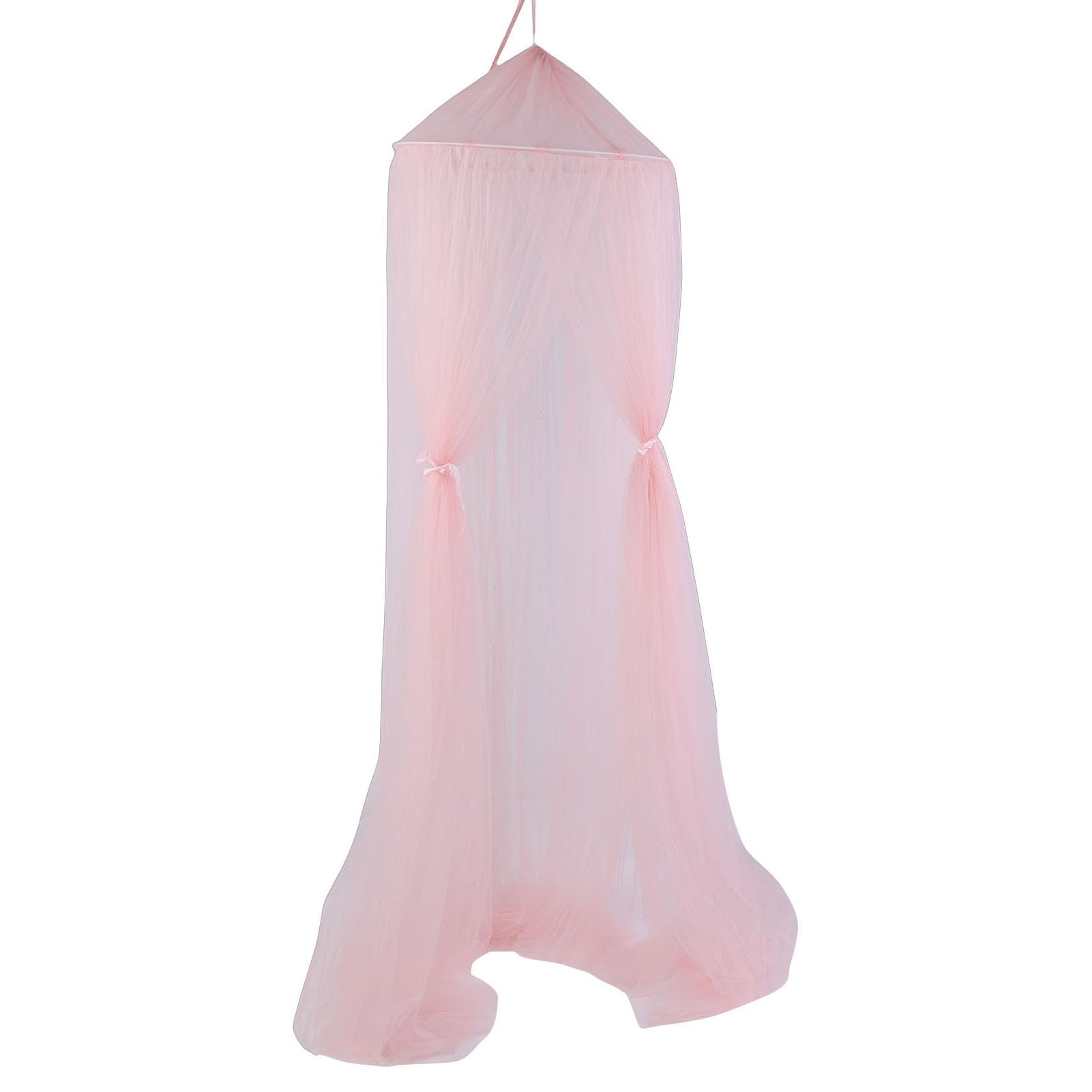 Dosel de Cama de Princesa, Dosel Redondo de 10 Capas con Forma de Cúpula, Cortinas de Cama de Ensueño para Niñas con Marco de, Tela de Malla Segura para Niños, para la