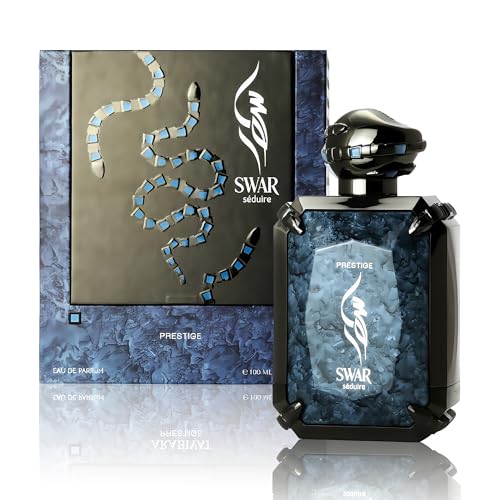 Image of SWAR SEDUIRE Cologne for Men | Warm Spicy Gourmand Eau de Parfum | 100ml Long Lasting Perfume with Cinnamon, Oud, Vanilla & Leather | Rich Seductive Scent