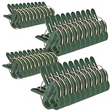 PRAKTISCH: Dank der grünen Farbe fallen die Klemmen optisch kaum auf und helfen bei der Fixierung von verschiedensten Pflanzen!