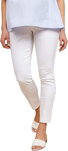 Motherhood Maternity Pantalón de maternidad cómodo súper elástico sobre el vientre ajustado casual para el trabajo Xs-3X