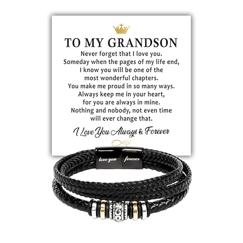 VIRAGIL To My Grandson �u���X���b�g ���΂������Ƃ���������񂩂� ���� �c���ꂩ��̑��ւ̃��U�[�u���X���b�g�A���ւ̑��ƃM�t�g�A���̒a���� ���b�Z�[�W�J�[�h�ƃM�t�g�{�b�N�X�t���B, Adjustable, ��΂Ȃ�