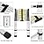 YA MI Telescoping Ladders, 12.5 FT Aluminum Lightweight Extension Ladders for RV, Attics, Families, Outdoor Work, with a Maximum Bearing Capacity of 330lbs