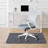 Office Chair Mat for Hardwood Floor and Tile Floor, Anti-Slip, Non-Curve, Non-Toxic Desk Chair Mats