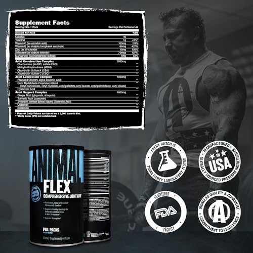image for Animal Flex - Glucosamine Chondroitin Joint Supplement for Women and M