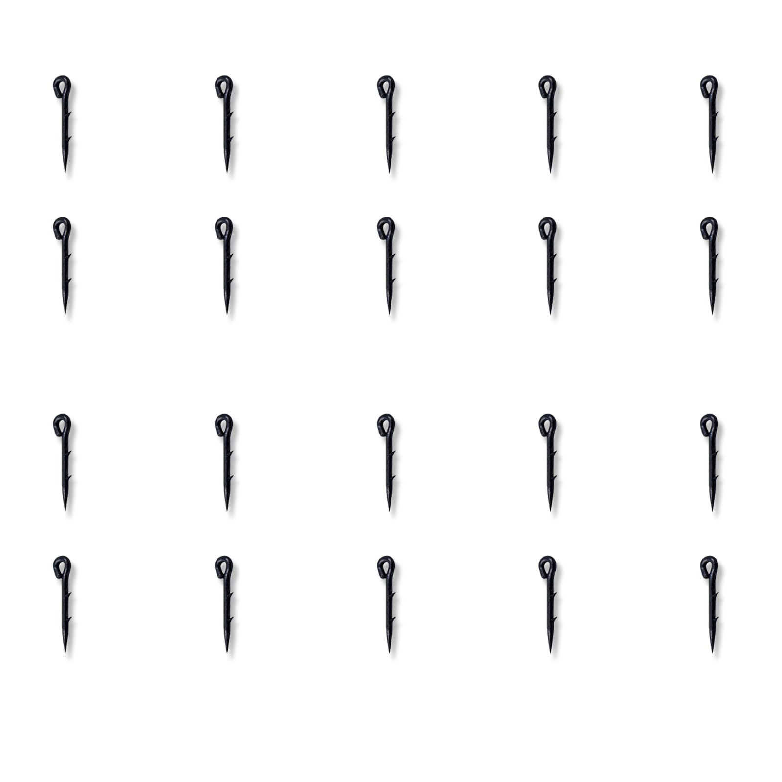 Azxcvbnm 20Pcs Baits Stings Boilies Pin Spikes Fishing Tackle Maggots Corn Hair Carps Feeder Metal Baits Spikes Fishing Hook