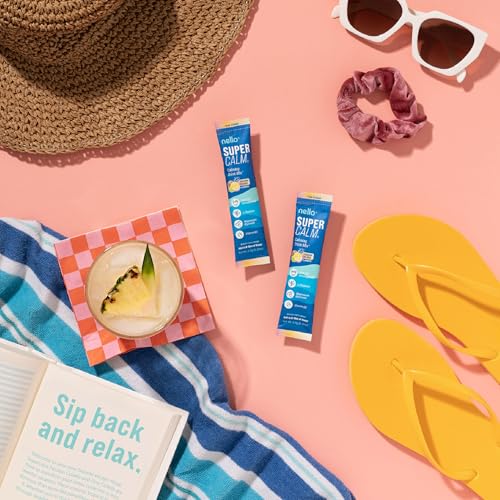 image for Nello Supercalm Drink Mix - Ashwagandha KSM 66, Magnesium Glycinate & 