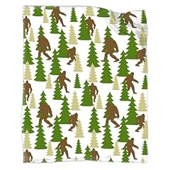 Bigfoot in Trees Green Brown