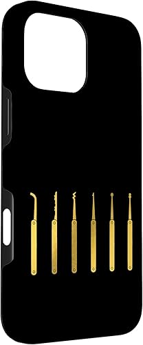 Vista 48 de iPhone XS Max Lock Picker Tools - Estuche para amantes de la selección de candados