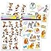 Classic Disney Stickers Party Favors Mega Assortment ~ Bundle Includes 16 Disney Sticker Sheets Featuring Bambi, 101 Dalmatians, Lion King, Jungle Book, Pinocchio, and More (Over 200 Stickers!)