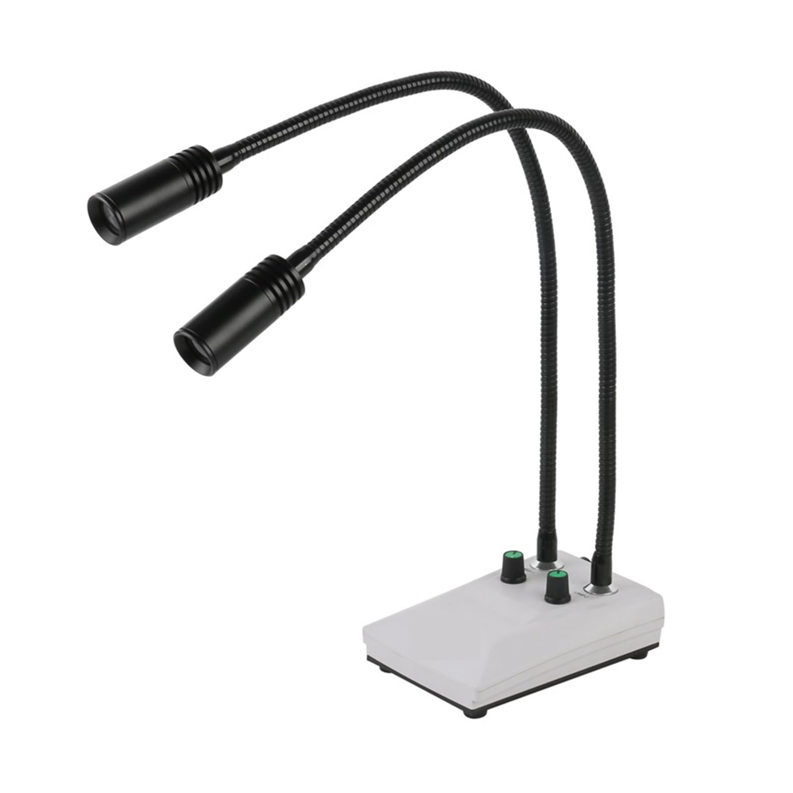 Cámara para Microscopio, Lámpara LED industrial de doble cuello cisne 6W 7500K for cámara vídeo microscopio Trinocular Binocular Reduce las sombras