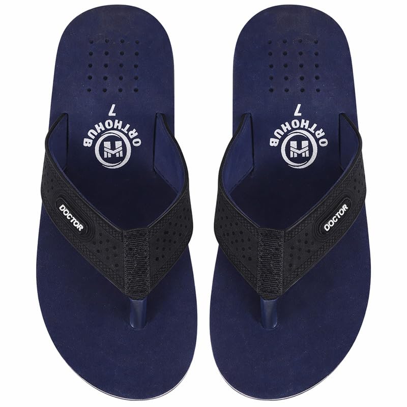 orthohub Men’s Comfortable Ortho Slepper Flip Flops | Soft Cushioned Sole Slippers for Men | Lightweight Anti-Slip Casual Footwear for Home & Outdoor Use-picture-56