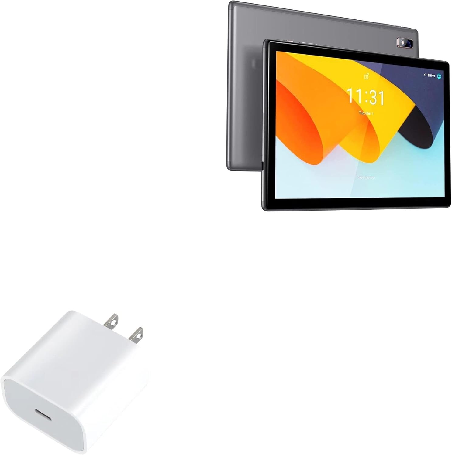 Cargador BoxWave PD GaN miniCube 30W USB-C - Blanco