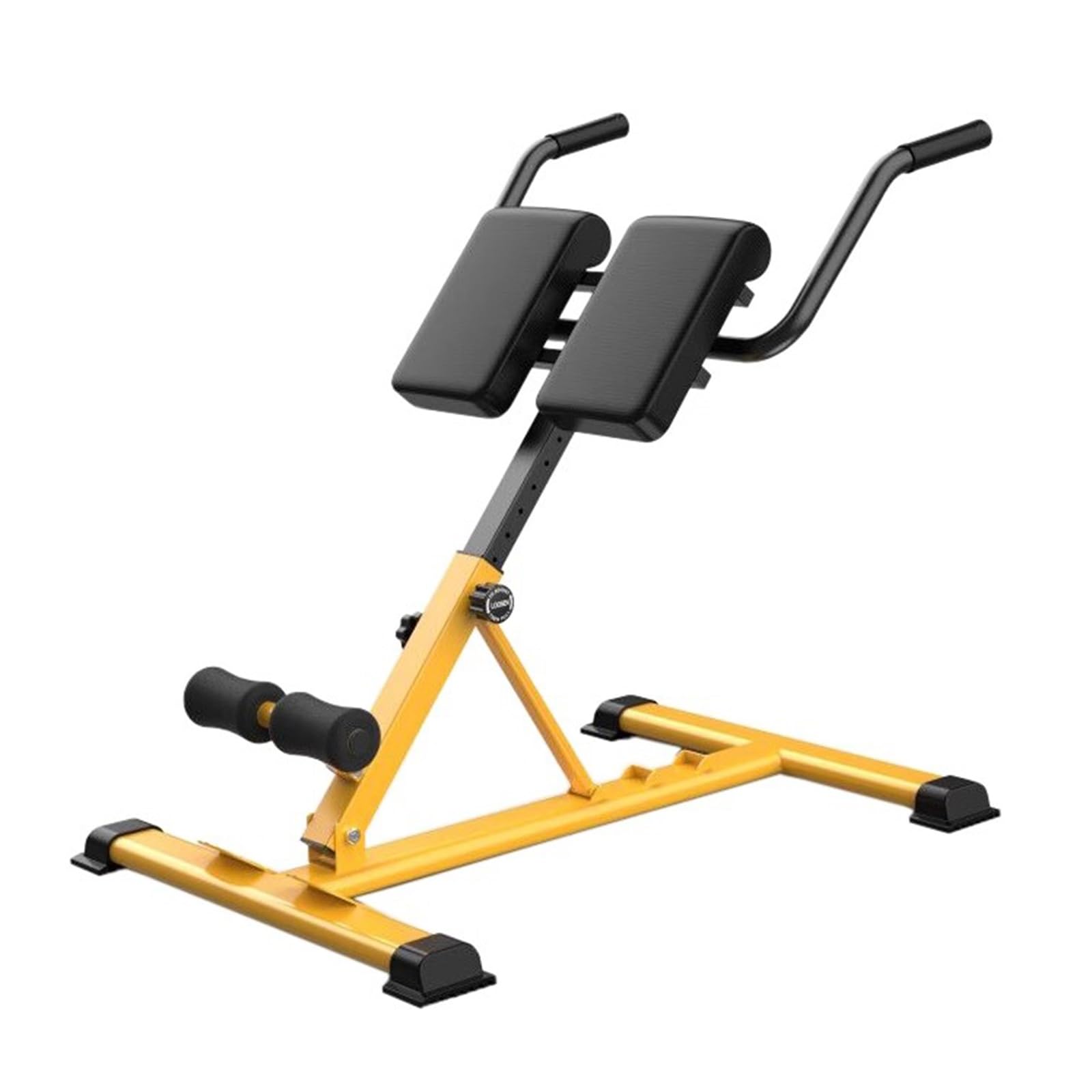 Silla Romana de hiperextensión: Banco de extensión de Espalda Resistente para Fortalecer la Zona Lumbar, los flancos y los Abdominales, Ideal para Entrenamientos en el Gimnasio en casa.