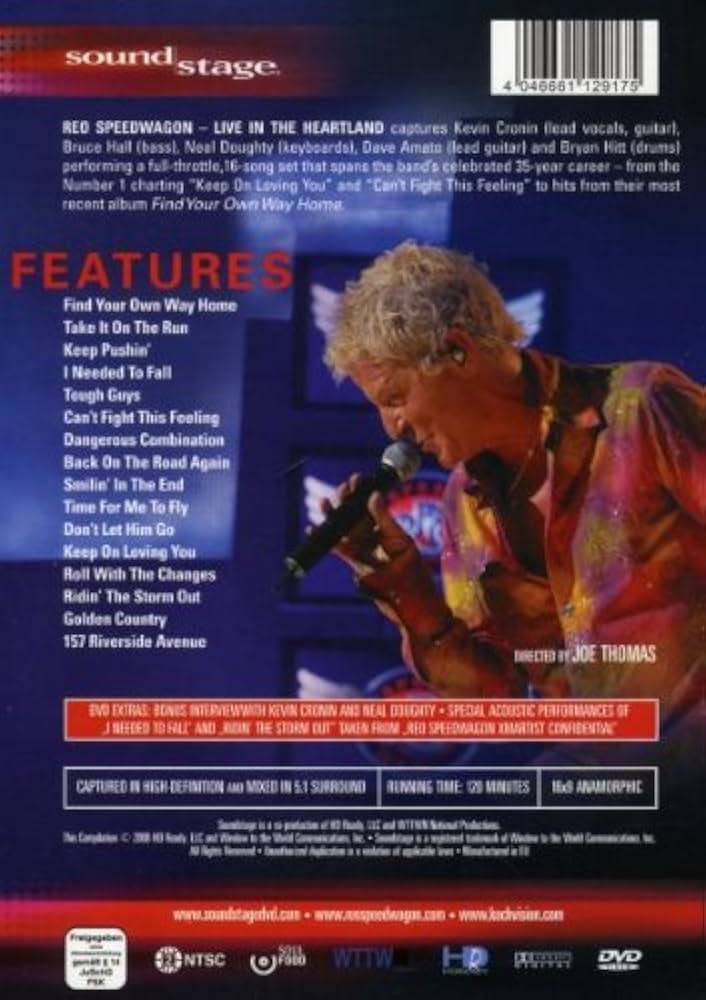 (未使用･未開封品)Reo Speedwagon: Live in the Heartland [DVD] REO Speedwagon – Live In The Heartland – Blu-ray (All Region