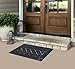 A1HC Large Outdoor Doormat, Rubber, 24
