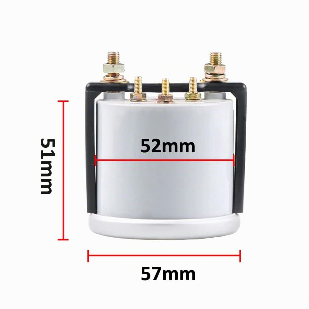 ETOPARS 52mm Motore Auto Kit Calibro Manometro dell'olio Frantoio Puntatore Indicatore Luminoso a LED Bianca Display Universale Fumo Tinta Len