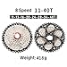 goucrro Bike Cassette 8-Speed Cassette 11-32T, 11-36T, 11-40T, 11-42T Bicycle Cassettes & Freewheels Fit Mountain Bike, Road Bicycle