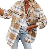 Eigenschaften: Das Einzigartige an dieser Strickjacke retro, Gitter, lässig Revers, stilvoll locker, lange Ärmel, Taschen, kurze Strickjacke Jacke ist, dass es sowohl attraktiv und vielseitig für Ihren Alltag zu tragen ist. Nutzen Sie Ihre Fantasie und tragen Sie diesen Mantel für einen glamourösen Look.