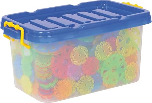 EDUPLAY 120571 Steckblumen transparent, 640-teilig (1 Set)