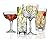 Godinger Barware Drinkware Mixology Set - Gin Glasses, Collins Tall Glasses, Bar Cups and Champagne Coupes - 8 pieces