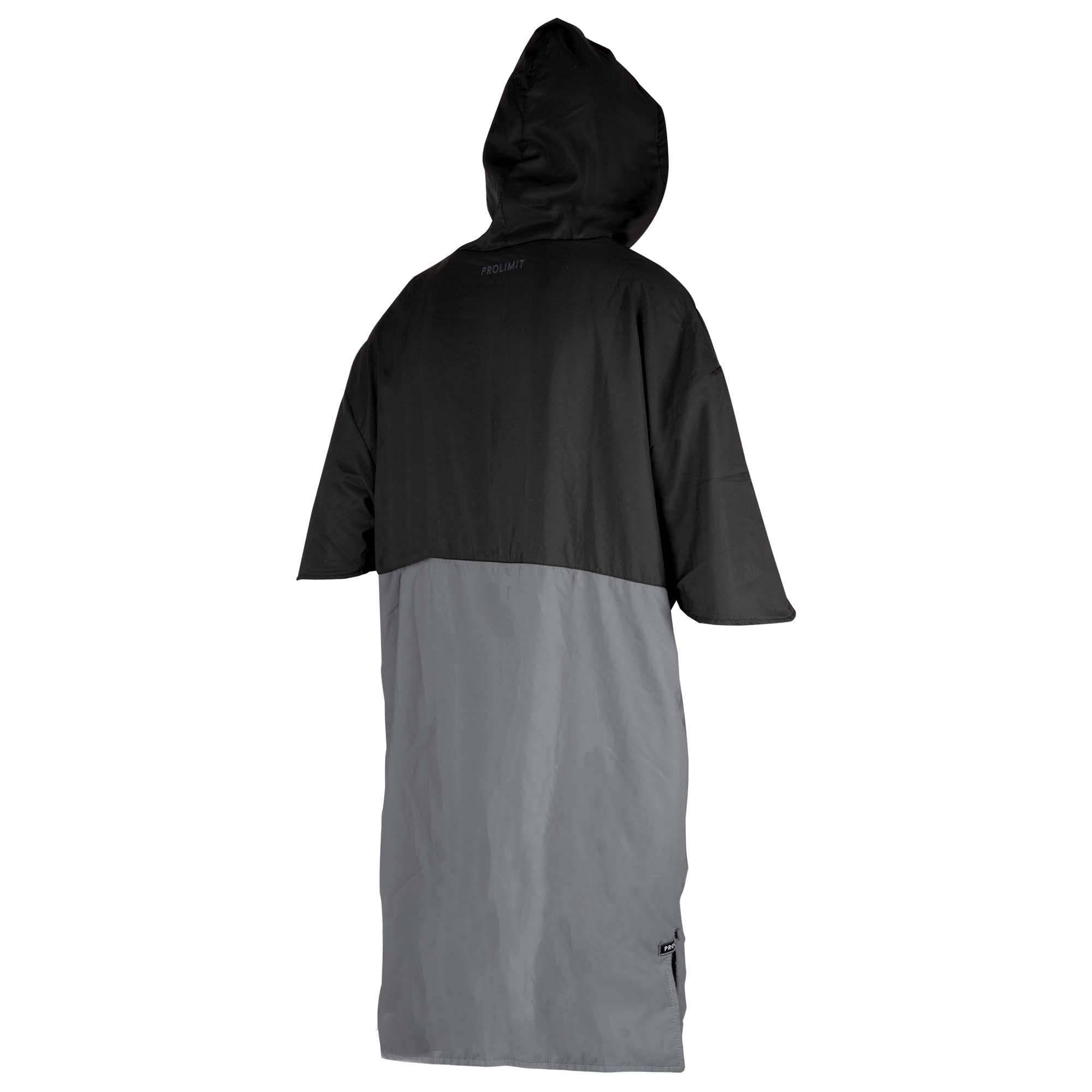 Prolimit 2022 Change Robe Poncho o Asciugamano fasciatoio per Sport Acquatici in Spiaggia e Surf - Cerniera OFSA - Nero Navy