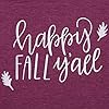 UNIQUEONE-Happy-Fall-Yall-T-Shirt-Women-Thanksgiving-Casual-Short-Sleeve-Funny-Tops-Tee UNIQUEONE Happy Fall Yall T-Shirt Women Thanksgiving Casual Short Sleeve Funny Tops Tee