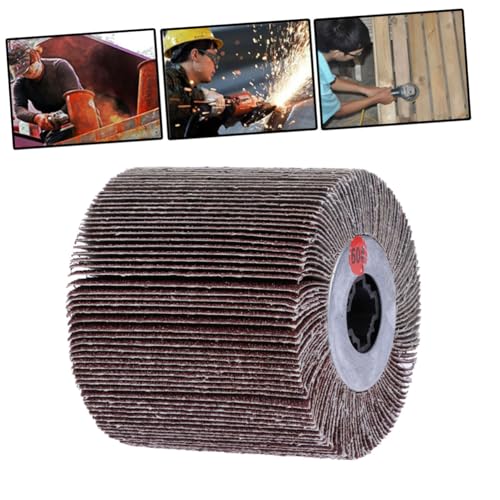 ULTECHNOVO Disco laminar abrasivo para metales muela laminar grano disco abrasivo para lijar muela abrasiva para óxido pintura acero metales no ferrosos desbarbado acabado