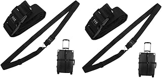 BESTOYARD 2 Peças De Alça De Bagagem Cruzada Fixação De Bagagem Cinto De Bagagem Alças Utilitárias Com Fivela Correias De Bagagem Cintos De Mala Aprovados Viagem Oxford Pano Alça