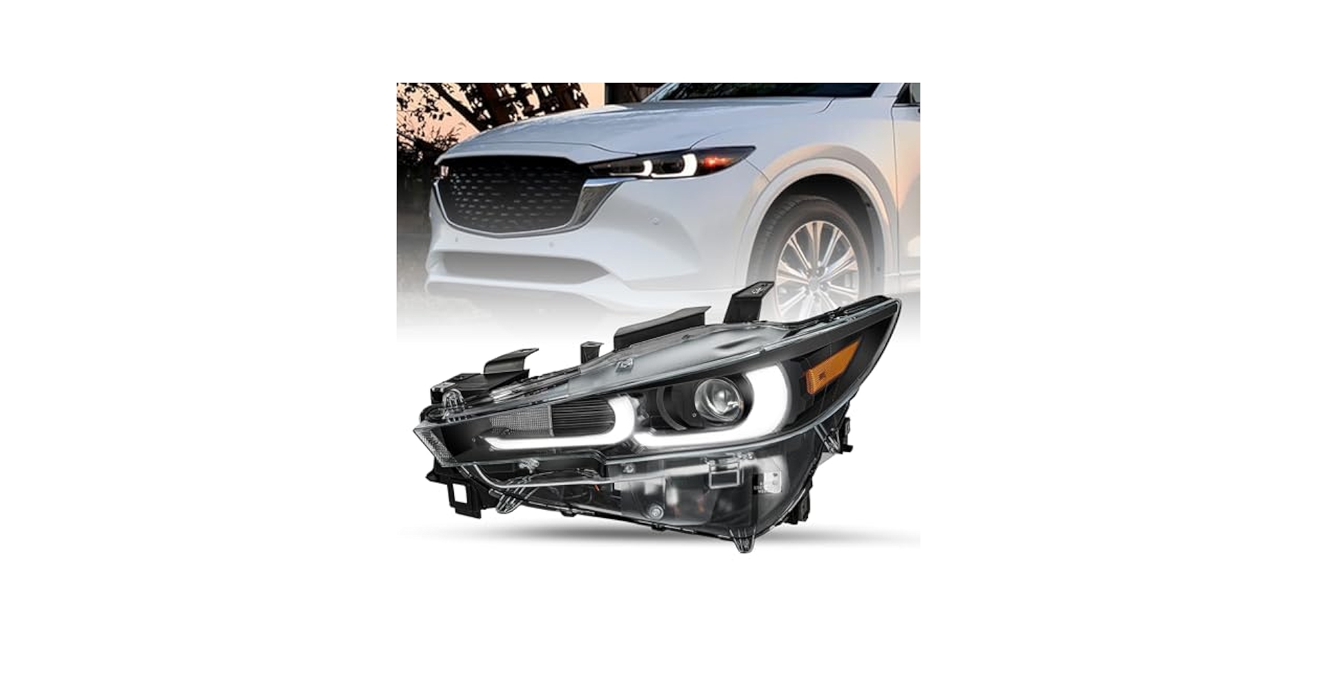 マツダ MAZDA CX-5/CX-8 左ヘッドライトユニット マツダ CX-5 CX-8 KF KG ヘッドライト 前期 中期 左 中古部品