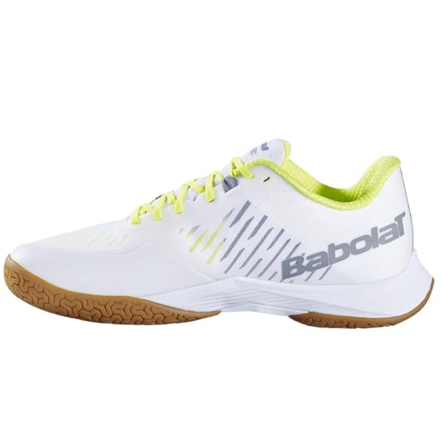 Babolat Shadow Tour 5 Men Badminton Shoes - White/Lime-picture-35