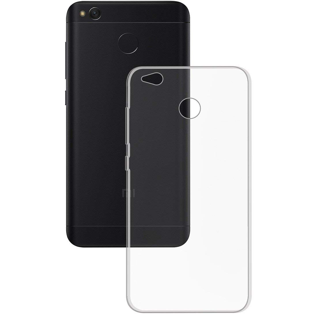 Amazon Brand - Solimo Thermoplastic Polyurethane Soft & Flexible Back Cover for Redmi 4 (Transparent) (B07PV4BG6T) Amazon Price History, Amazon Price Tracker