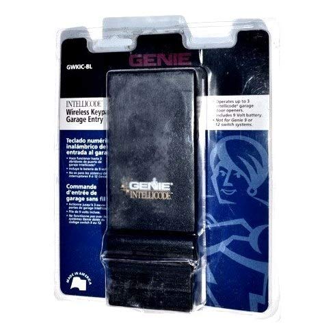 Genie Intellicode GWKIC-BL Wireless Garage Door Keypad Genie Intellicode GWKIC-BL Wireless Garage Door Keypad