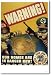 Warning - Our Homes Are in Danger Now - Vintage WW2 Reprint Poster