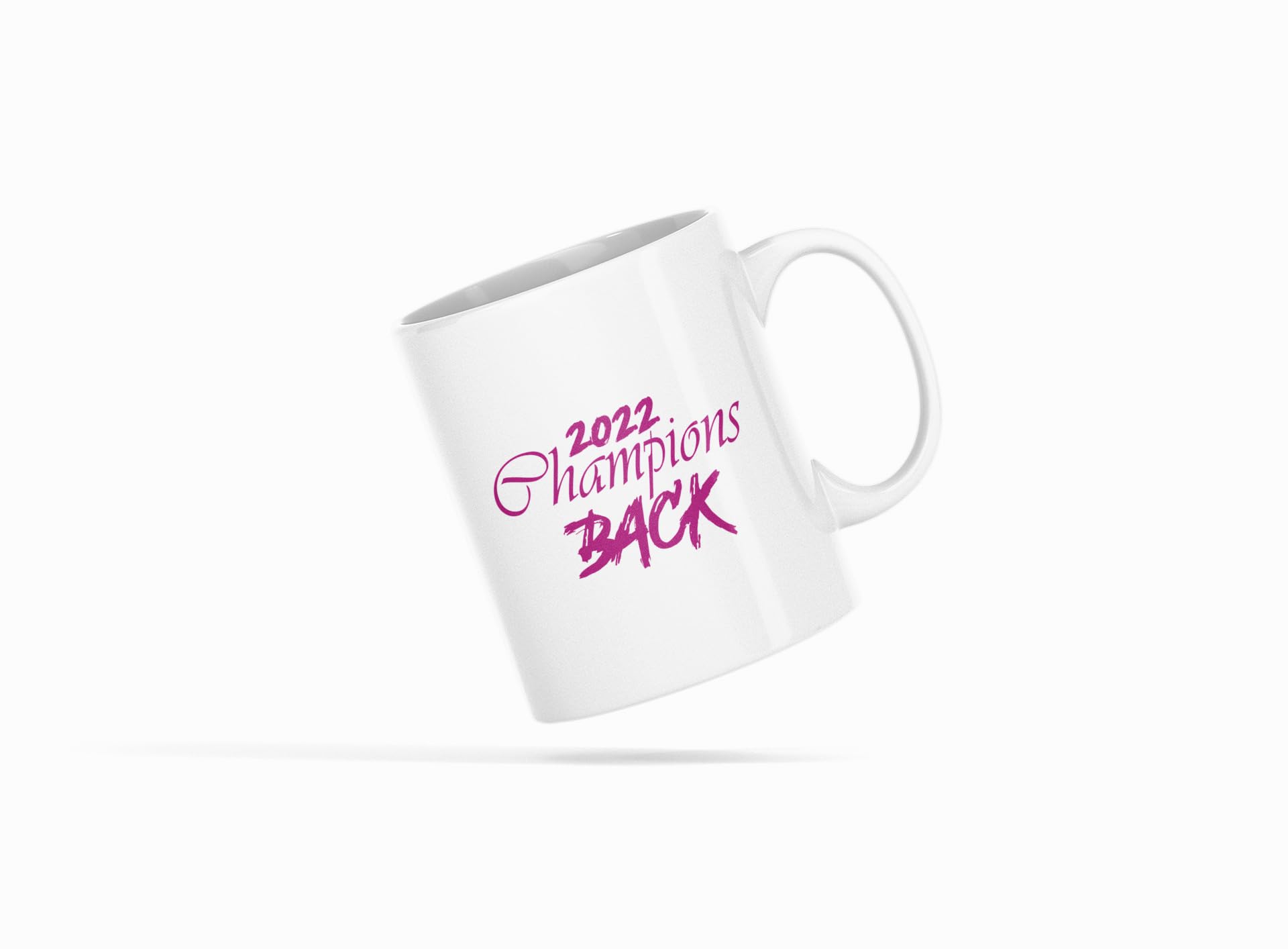 Yellow Orrange 2022 Champions Back Printed Ceramic Coffee Mug 250 Ml 1