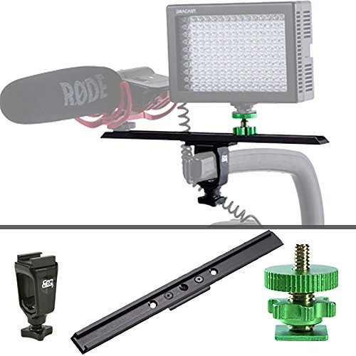 Cam Caddie Scorpion / EX 3 Piece Accessory Kit for Flash Shoe Accessories Mount Multiple LED Lights Microphones and Field Monitors with a variety of Hot and Cold Shoe Compatible Mounts Includes: (1) Accessory Shoe + (1) 10â€ Accessory Wing + (1) 1/4