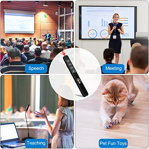 KUIYN Wireless Presenter, Pointer für Präsentationen, Lehrer Zubehör, Powerpoint Fernbedienung, Pointer Control (B3)