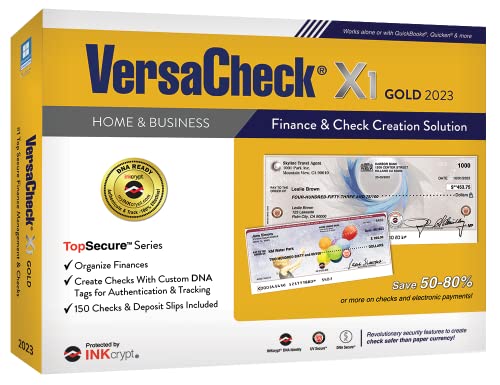 Image of VersaCheck X1 Gold 2023 - Finance and Check Creation Software