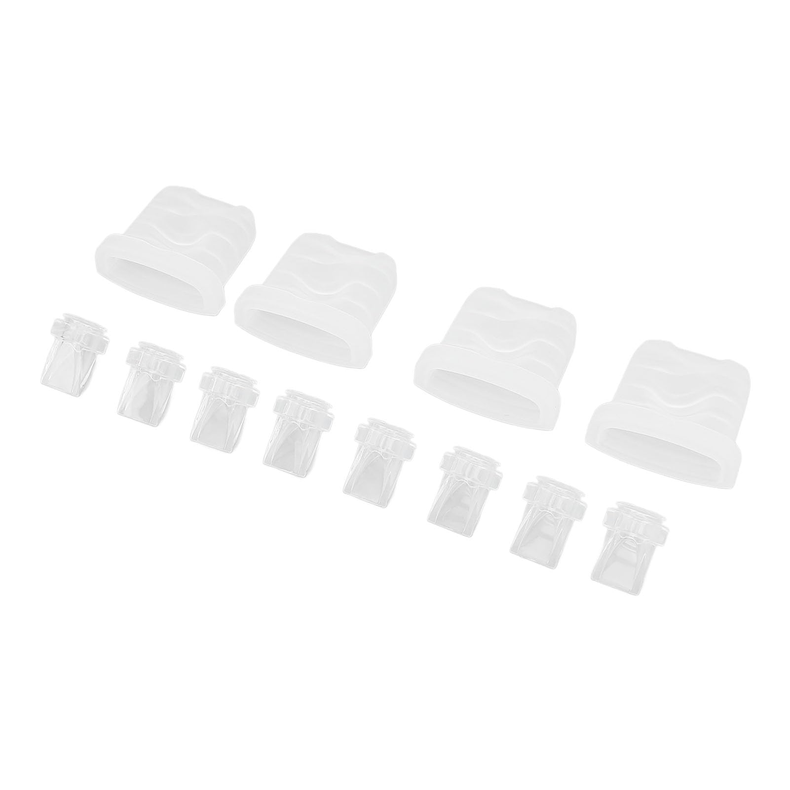8pcs Duckbill Valves and 4pcs Silicone Diaphragm, Replacement Duckbill Valves Diaphragm with S32 Breastfeeding Pump - Image 3