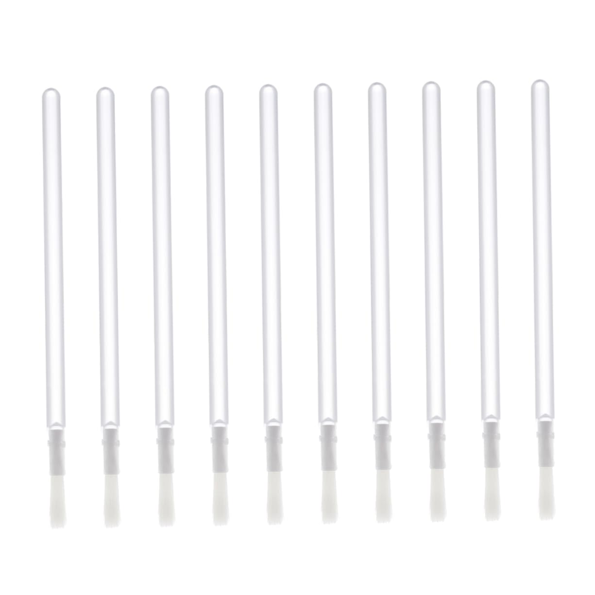 NULYLU Lip Liner Brush Set 50pcs Disposable Fine Nylon Bristles Plastic Handle Perfect for Lip Liner Cosmetics