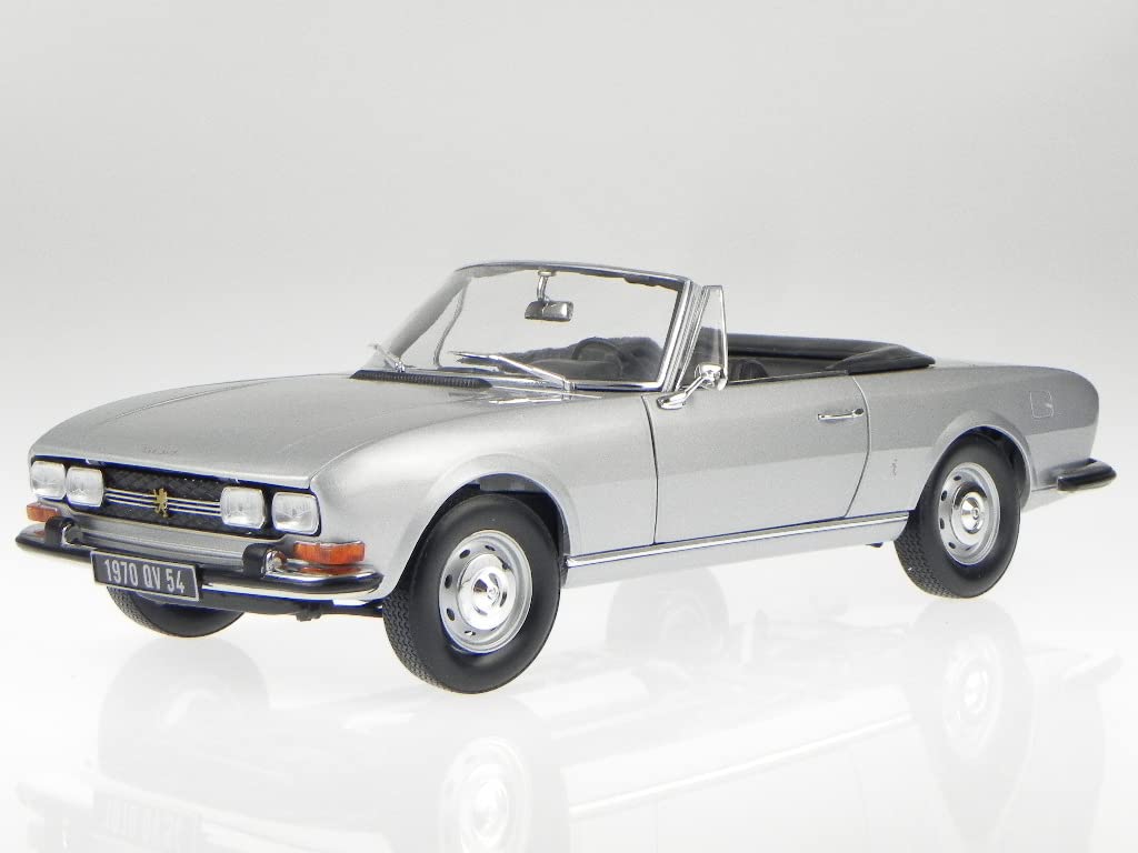 Amazon | 1971 Peugeot 504 Cabriolet Grey 1/18 by Norev