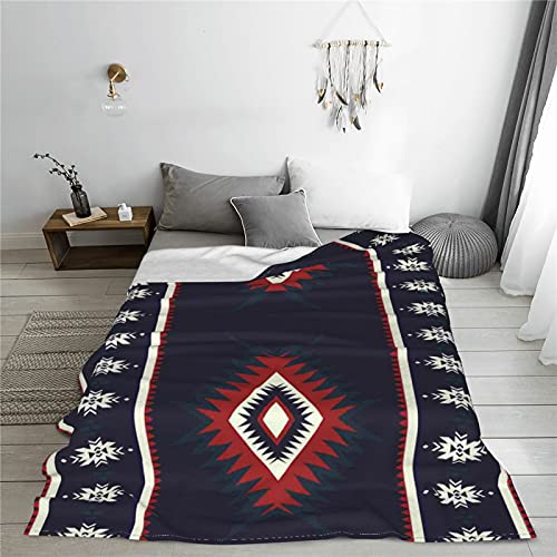 Premium Southwestern Native American Throw Blankets,Tribal Aztec Farmhouse Blanket For Couch Bed Sofa,Luxury Fuzzy Plush Soft Fleece Blankets And Throws For Adults Kids,80"X60" #TOP2