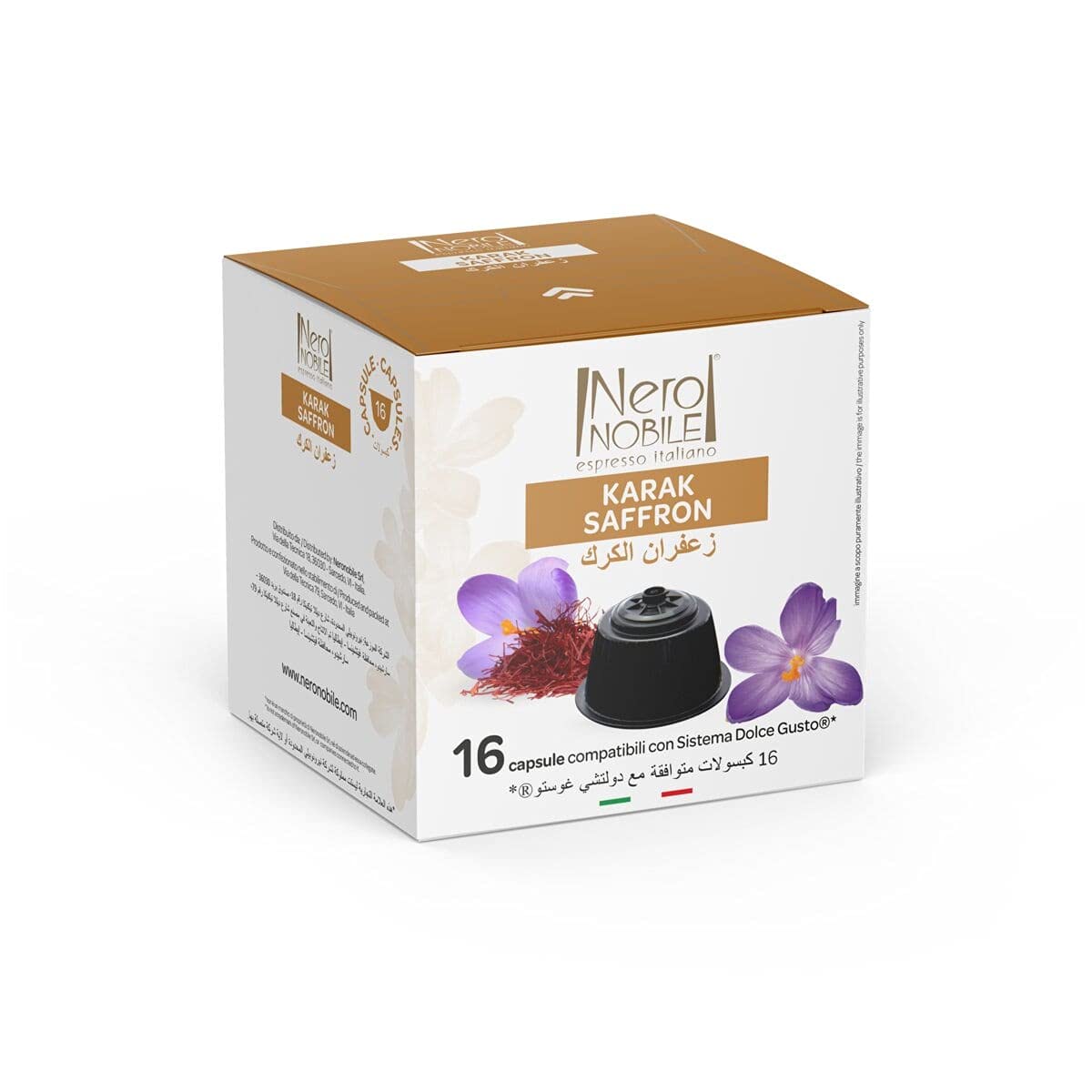 Nescafé Dolce Gusto Compatible Karak Saffron 16 Drinks