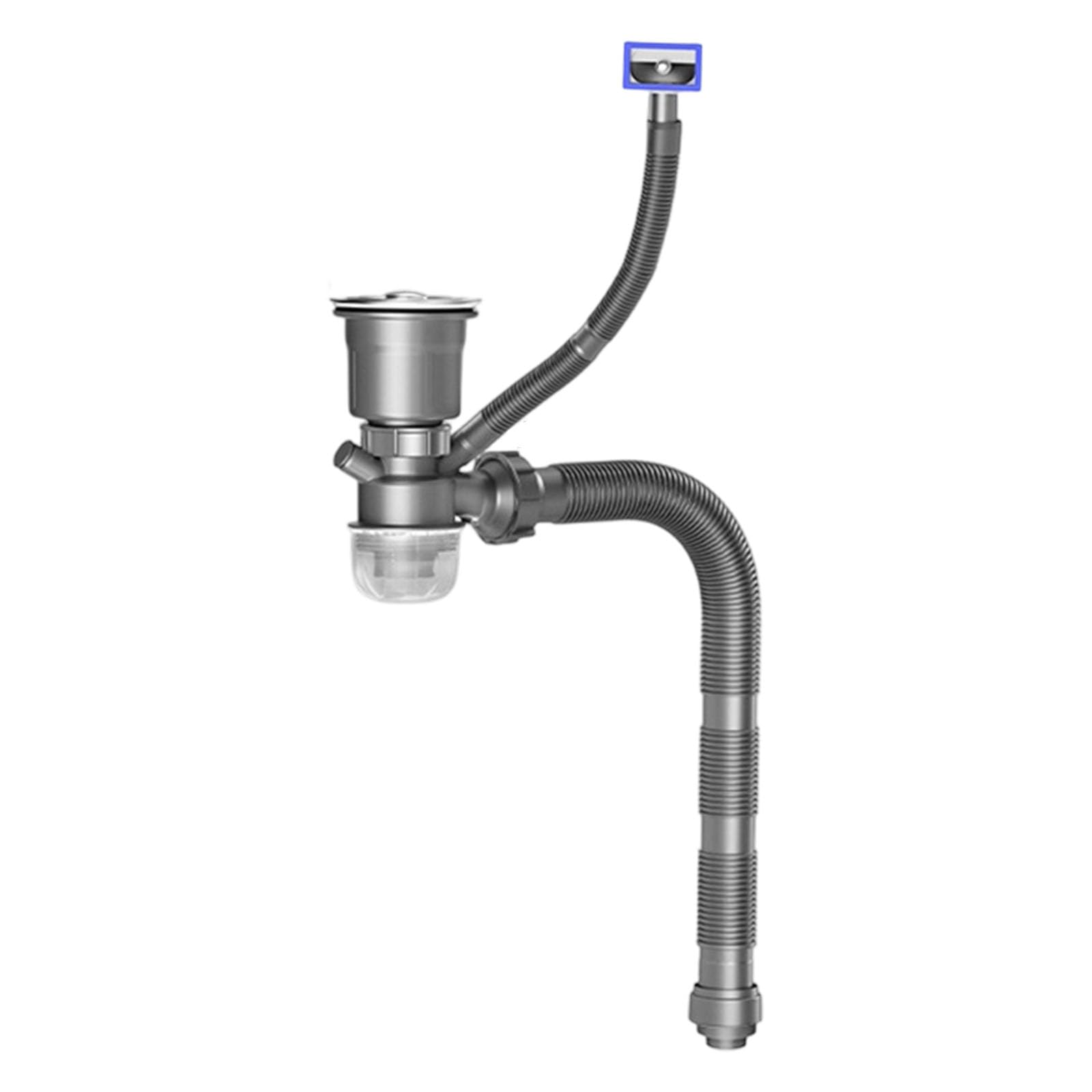 Lxjlxd B Anti Odors Sink Drain Pipe Set Space Saving Deodorants Filter Downspout Kitchen Washbasin Downpipe Fittings Kitchen Washbasin Athroom Downpipe Fittings