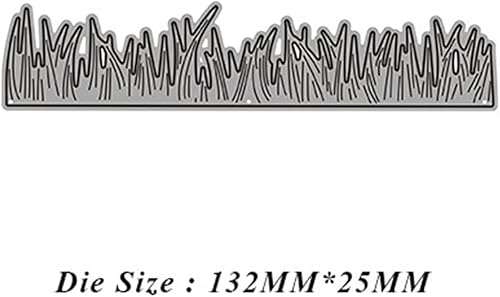 Miniatura 3 de Troqueles de corte de césped verde de metal troquelado para bricolaje álbum de recortes de papel decorativo para manualidades de tarjetas