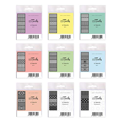 LC Stencils 45 pcs Bundle All Stencils in One Set