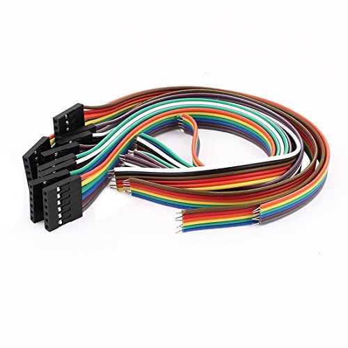 Aexit 10 piezas cables jumper hembra 20 cm miniatura 1