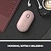 immagine 1Logitech Pebble Mouse Wireless, Bluetooth o 2.4 GHz con Mini Ricevitore USB, Silenzioso, Mouse per ‎Computer Sottile, Clic silenziosi, per PC/Mac/Laptop/iPadOS, Rosa